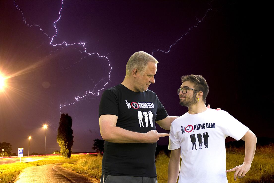 T-shirt « The working dead »