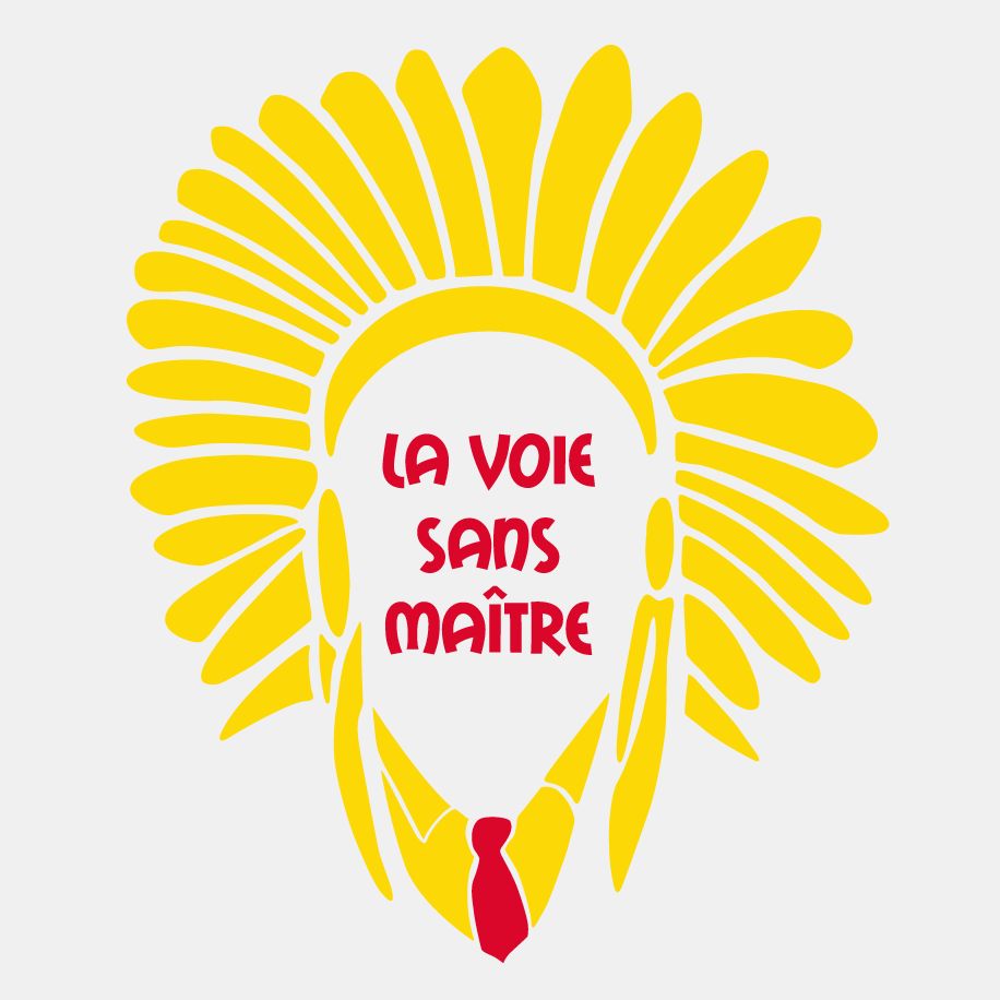T-shirt homme « La voix sans maître », Tissu blanc